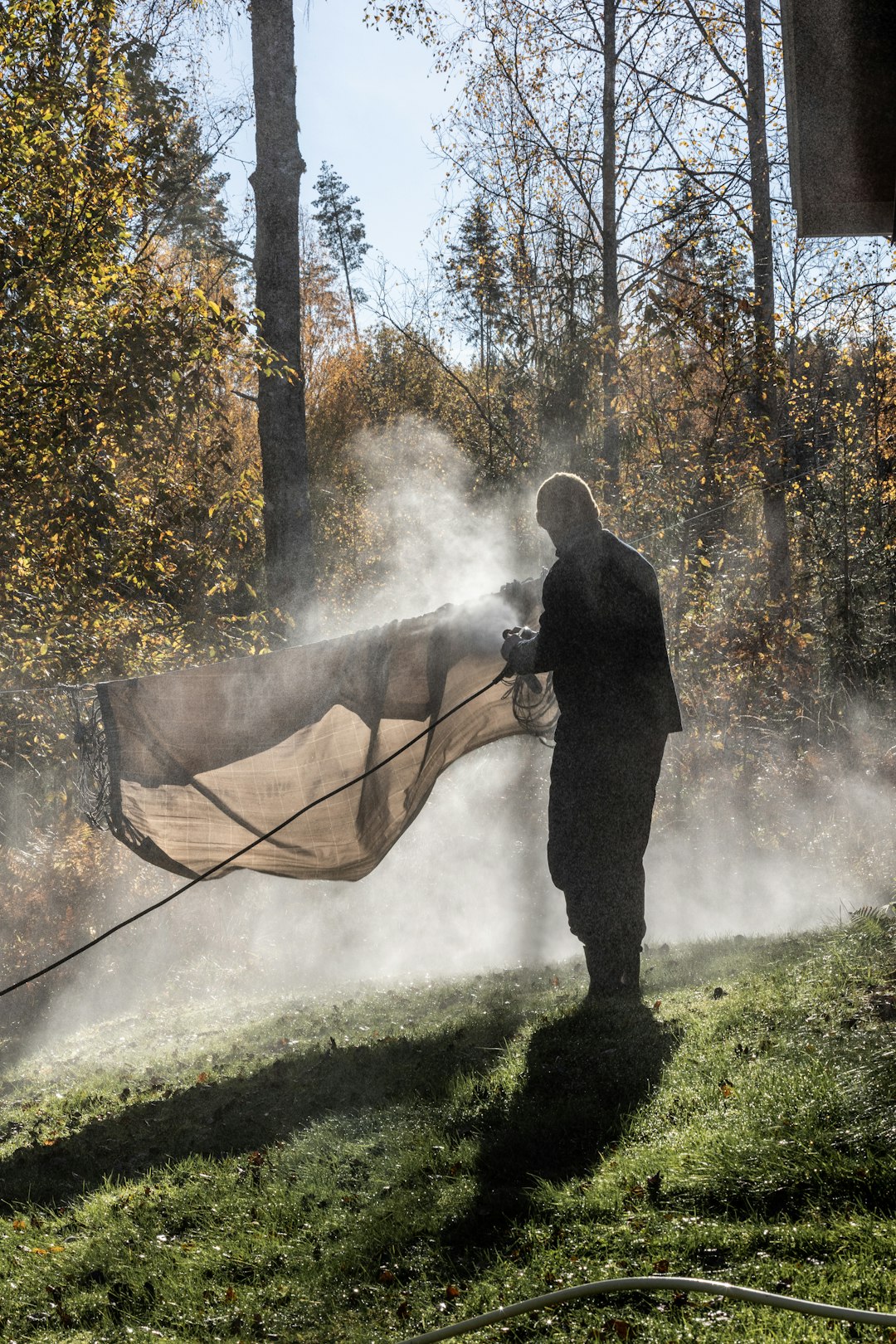 services-01 A table cloth needs to be thoroughly cleaned after a surströmmingsfest.